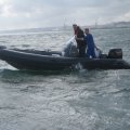 Nafukovací motorový člun Adventure V-550 Black