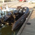 Nafukovací motorový člun Adventure V-550 Black