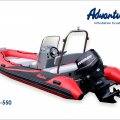 Nafukovací motorový člun RIB s laminátovým kýlem ADVENTURE V-550 SUPER-LUX
