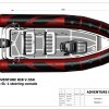 Volitelné provedení člunu Adventure V-550 Luxury
