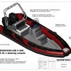 Standardní provedení člunu Adventure V-550 Luxury, resp. Super Lux