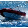 Nafukovací člun RIB's Adventure V-500 EVO Luxury s lodním motorem Evinrude E-TEC E75DPL.