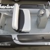 Nafukovací motorový člun RIB Adventure V-380 - varianta HEAVY DUTY s konzolou řízení ML-1 a se sedačkou SLS-2 pro dvě osoby