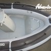 Nafukovací motorový člun RIB Adventure V-380 - varianta HEAVY DUTY s konzolou řízení ML-1 a anti-slip stadiony na přídi