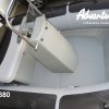 Nafukovací motorový člun RIB Adventure V-380 - varianta HEAVY DUTY s konzolou řízení ML-1 a se sedačkou SLS-2