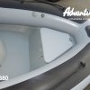 Nafukovací motorový člun RIB Adventure V-380 - varianta HEAVY DUTY s anti-slip stadiony na přídi