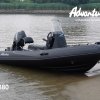 Nafukovací motorový člun RIB Adventure V-380 v provedení HEAVY DUTY s konzolou řízení SPORT-2
