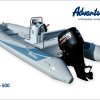 Nafukovací motorový člun RIB Adventure V-500 LUXURY s konzolou řízení WIND-2 a sedačkou DOUBLE-SEAT