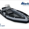 Nafukovací motorový člun Adventure V-550 Heavy Duty s konzolou řízení SL-2 a sedačkou SLS-3