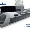 Nafukovací motorový člun Adventure V-550 Heavy Duty s konzolou řízení SL-2 a sedačkou SLS-3